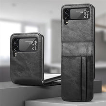 Charger l'image dans la galerie, Casekis Folding Multi-card Leather Case for Galaxy Z Flip 3 5G