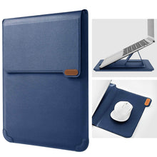 Load image into Gallery viewer, Casekis Leather Laptop Bag with Mouse Pad Adjustable Stand for Laptop 13 inch/14 inch