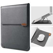 Load image into Gallery viewer, Casekis Leather Laptop Bag with Mouse Pad Adjustable Stand for Laptop 15 inch/16 inch