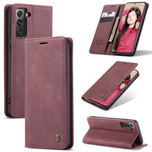 Load image into Gallery viewer, Casekis Retro Wallet Case For Galaxy S22 5G