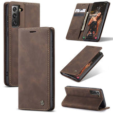 Load image into Gallery viewer, Casekis Retro Wallet Case For Galaxy S22 5G