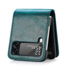 Charger l'image dans la galerie, Casekis Folding Multi-card Leather Case for Galaxy Z Flip 4 5G