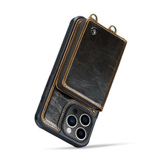 Charger l'image dans la galerie, Casekis Zipper Crossbody Wallet RFID Phone Case Coffee