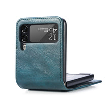 Charger l'image dans la galerie, Casekis Folding Multi-card Leather Case for Galaxy Z Flip 4 5G