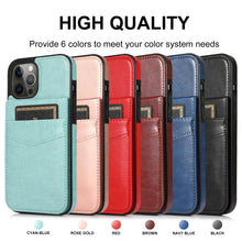 Load image into Gallery viewer, Casekis Bracket Card Slot Phone Case Blue