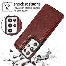 Charger l'image dans la galerie, Casekis Cardholder Leather Wallet Phone Case For Galaxy