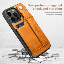 Load image into Gallery viewer, Casekis Wristband Stand Phone Case Khaki