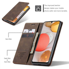 Charger l'image dans la galerie, Casekis 2021 New Retro Wallet Case For Samsung Galaxy A12 - Casekis