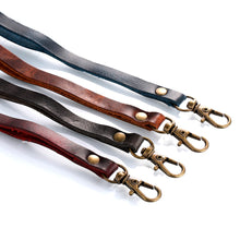 Charger l'image dans la galerie, Casekis Genuine Cowhide Leather Button Flip Phone Case Brown