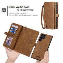 Charger l'image dans la galerie, Casekis Wrist Strap Phone Case Brown