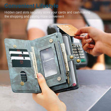 Load image into Gallery viewer, Casekis Samsung Galaxy S21 Series Multifunctional Wallet PU Leather Case - Casekis