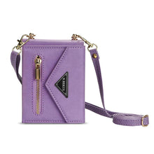 Charger l'image dans la galerie, Casekis Crossbody Strap Leather Magnetic Wallet Case For Galaxy Z Flip 3 5G