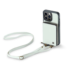 Charger l'image dans la galerie, Casekis Zipper Crossbody Wallet RFID Phone Case White