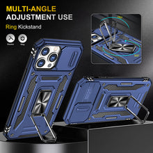 Charger l'image dans la galerie, Casekis Sliding Camera Cover Anti-Fall Phone Case Navy Blue