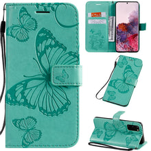 Cargar imagen en el visor de la galería, 2021 Upgraded 3D Embossed Butterfly Wallet Phone Case For Samsung S20 FE 4G/5G - Casekis