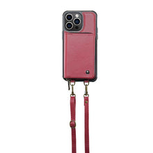 Charger l'image dans la galerie, Casekis Zipper Crossbody Wallet RFID Phone Case Red