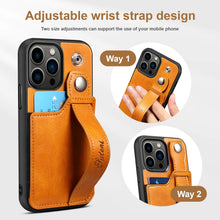 Load image into Gallery viewer, Casekis Wristband Stand Phone Case Khaki