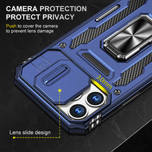 Charger l'image dans la galerie, Casekis Sliding Camera Cover Anti-Fall Phone Case Navy Blue