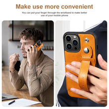 Load image into Gallery viewer, Casekis Wristband Stand Phone Case Khaki
