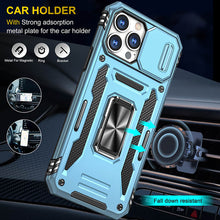 Charger l'image dans la galerie, Casekis Sliding Camera Cover Anti-Fall Phone Case Light Blue