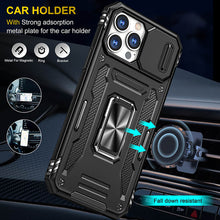 Charger l'image dans la galerie, Casekis Sliding Camera Cover Anti-Fall Phone Case Black