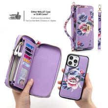 Charger l'image dans la galerie, Casekis Multifunction Tote Crossbody Phone Bag Purple