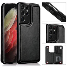 Charger l'image dans la galerie, Casekis Cardholder Leather Wallet Phone Case For Galaxy