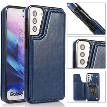 Load image into Gallery viewer, Casekis Cardholder Leather Wallet Phone Case For Galaxy S21 5G