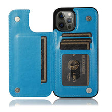 Charger l'image dans la galerie, Casekis Butterfly Embossing Wallet Phone Case Dark Blue