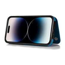 Charger l'image dans la galerie, Casekis Butterfly Embossing Wallet Phone Case Dark Blue