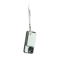 Charger l'image dans la galerie, Casekis Zipper Crossbody Wallet RFID Phone Case White