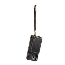 Charger l'image dans la galerie, Casekis Zipper Crossbody Wallet RFID Phone Case Coffee