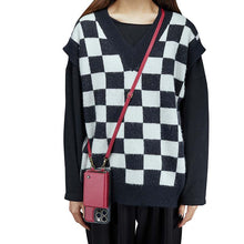 Charger l'image dans la galerie, Casekis Zipper Crossbody Wallet RFID Phone Case Red