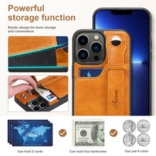 Load image into Gallery viewer, Casekis Wristband Stand Phone Case Khaki
