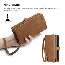 Charger l'image dans la galerie, Casekis Wrist Strap Phone Case Brown