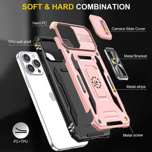 Charger l'image dans la galerie, Casekis Sliding Camera Cover Anti-Fall Phone Case Rose Gold