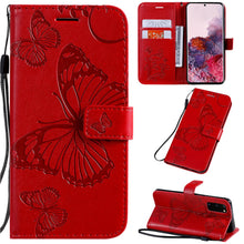 Cargar imagen en el visor de la galería, 2021 Upgraded 3D Embossed Butterfly Wallet Phone Case For Samsung S20 FE 4G/5G - Casekis