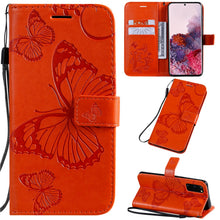 Cargar imagen en el visor de la galería, 2021 Upgraded 3D Embossed Butterfly Wallet Phone Case For Samsung S20 FE 4G/5G - Casekis