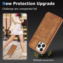 Load image into Gallery viewer, Casekis Magnetic Cardholder Phone Case Brown