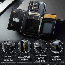 Charger l'image dans la galerie, Casekis Glitter Cardholer Magnetic Phone Case Black