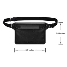 Load image into Gallery viewer, Casekis Large Waterproof Pouch with Waist Strap - 2 Packs