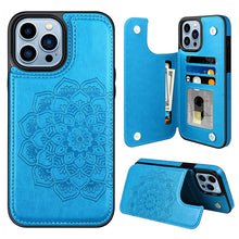Charger l'image dans la galerie, Casekis Mandala Embossed Phone Case Blue