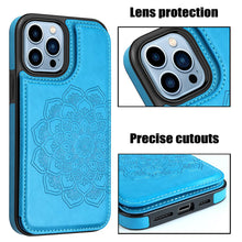 Charger l'image dans la galerie, Casekis Mandala Embossed Phone Case Blue