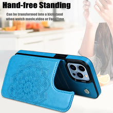 Charger l'image dans la galerie, Casekis Mandala Embossed Phone Case Blue
