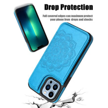 Charger l'image dans la galerie, Casekis Mandala Embossed Phone Case Blue