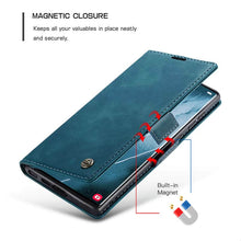 Charger l'image dans la galerie, Casekis Retro Wallet Case Blue