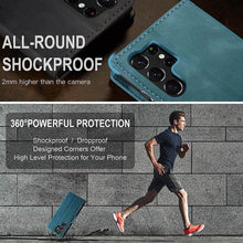 Charger l'image dans la galerie, Casekis Retro Wallet Case Blue