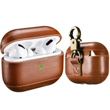 Load image into Gallery viewer, Casekis Genuine Leather Case With Keychain for AirPods Pro