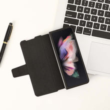 Load image into Gallery viewer, Casekis Leather Case With S-pen Slot for Galaxy Z Fold 3 5G