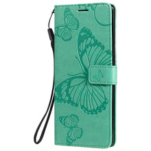 Charger l'image dans la galerie, Casekis Embossed Butterfly Wallet Phone Case Green
